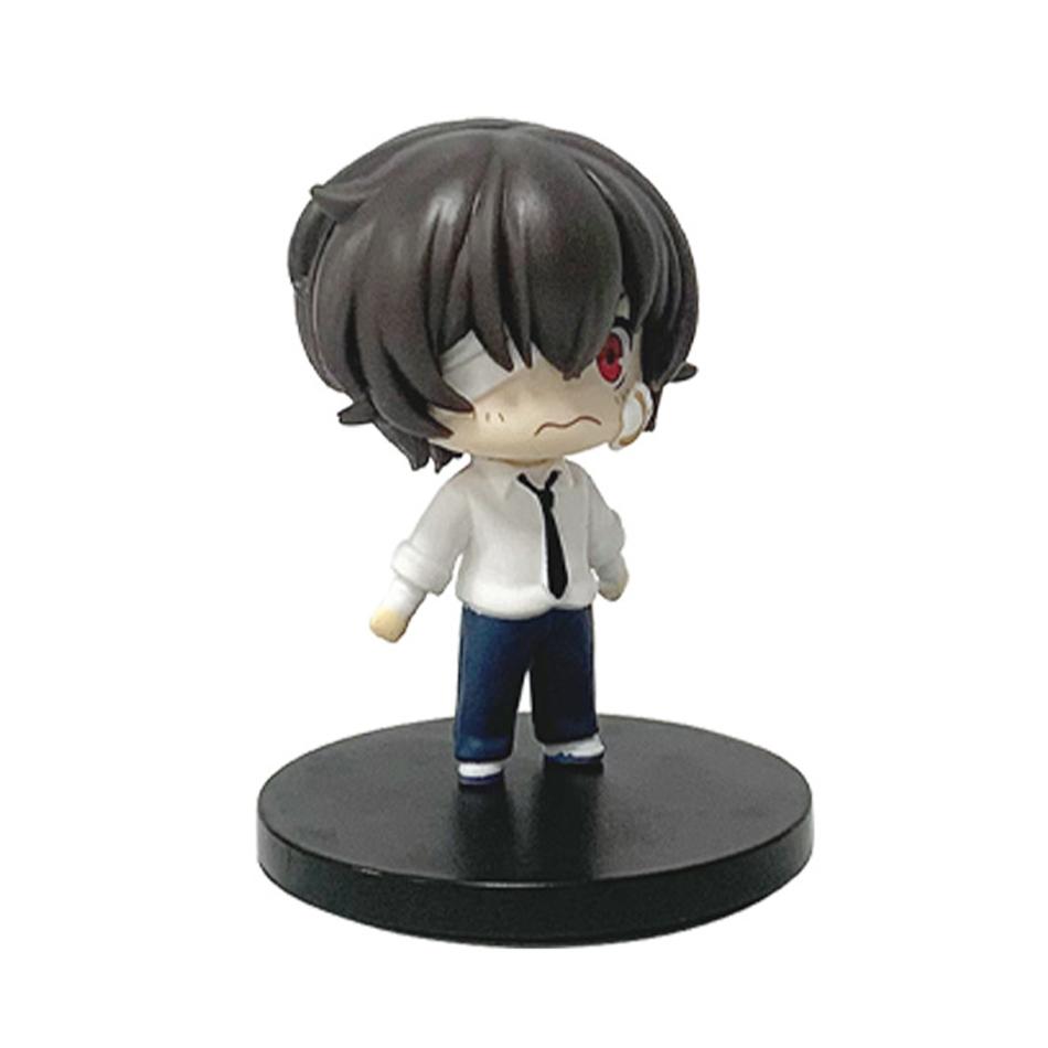 7cm Bungou Stray Dogs Anime Figure Kawaii Dazai Osamu Action Figure Cute Nakahara Chuuya Figurine PVC Collection Model Doll Toy