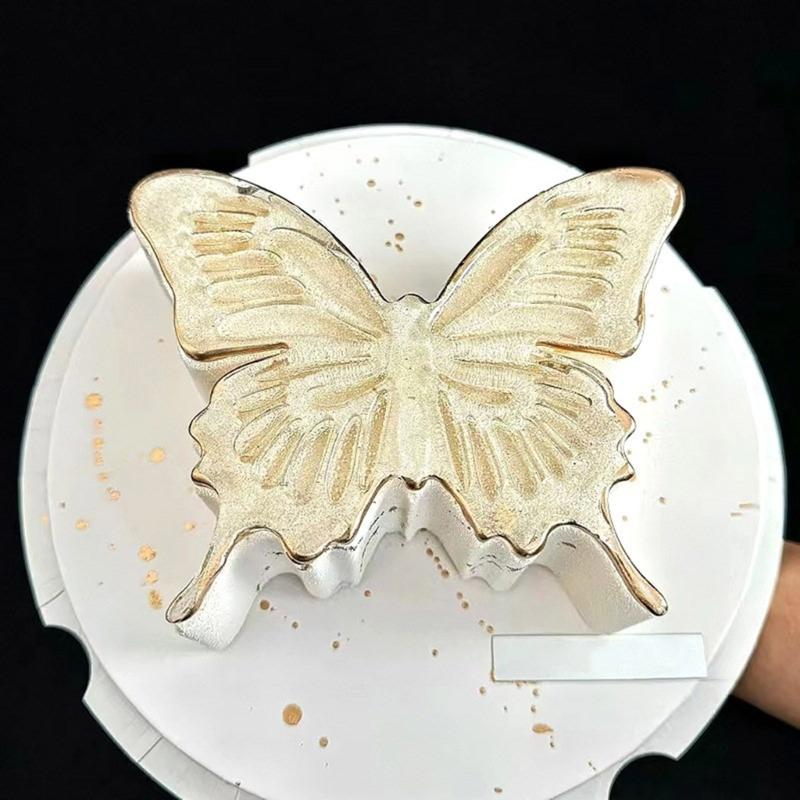 Beautiful Butterfly Shape Dessert Molds Unique Butterfly Cake Making Molds Simple Cake Tray Unique Flexible Baking Molds