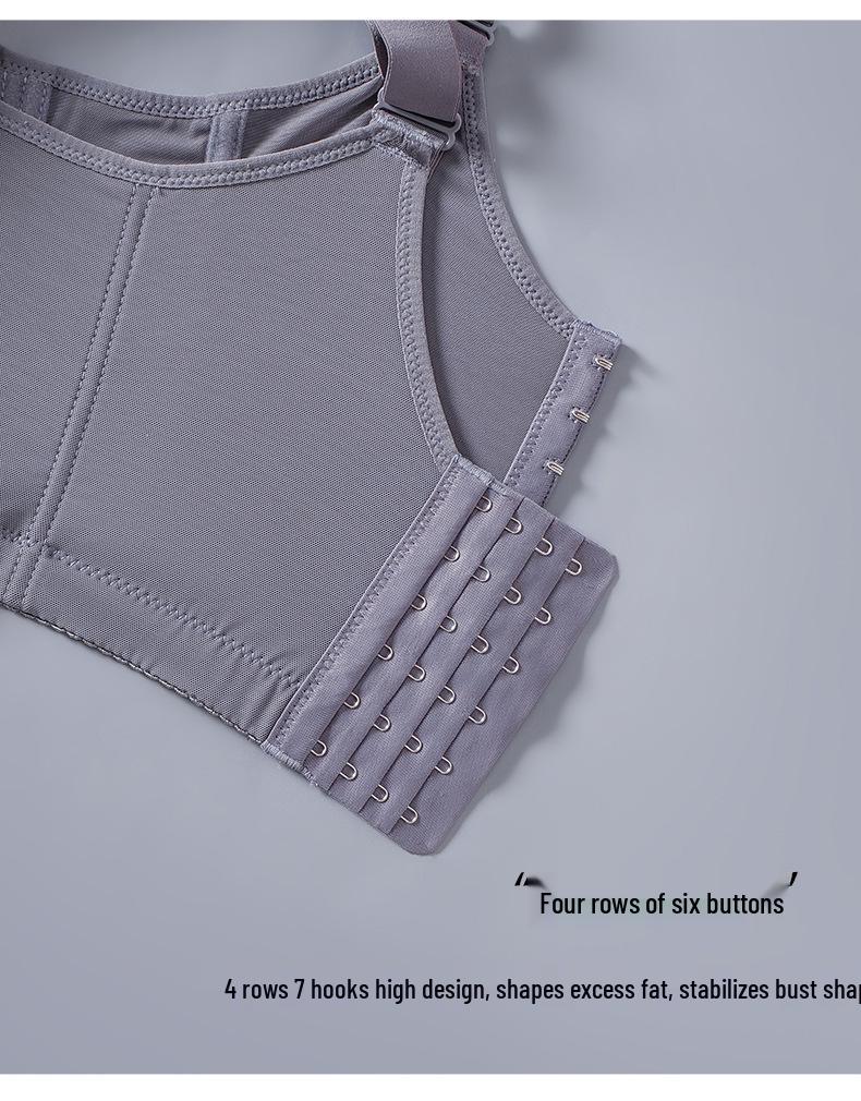 Plus Size Wire-Free Binder Bra for Bust Minimization and Side Fat Reduction, Large Cup Bandeau, Wire-Free, Big Chest Minimizer