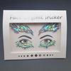 Cat Face Masquerade Rhinestone Stickers & DIY Jewelry Ring for Makeup