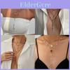 Collier Pendentif Croix Pour Femmes Avec Design Y Superposé Et Franges