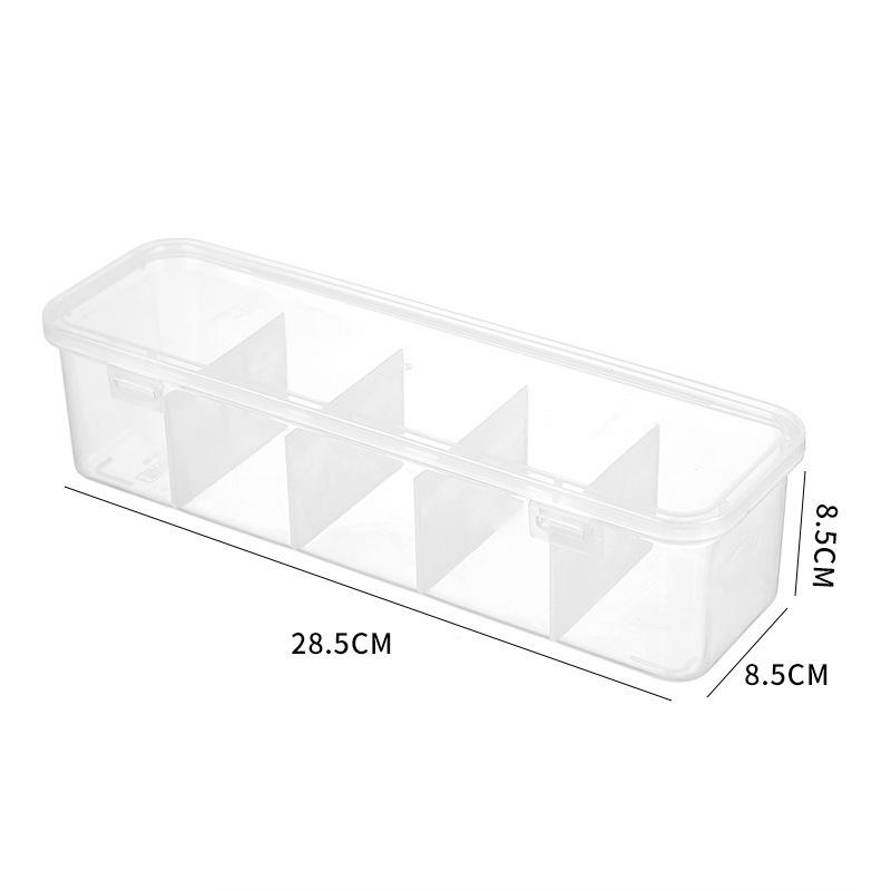 

Transparent Desk Organizer: Hairpin, Cable & Charger Storage Box