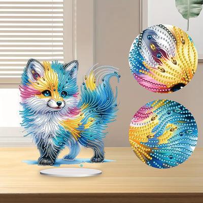 Diamond Painting Tabletop Ornaments Kit Desktop Diamond Art Kits 5D DIY Diamond Art Tabletop Decorations for Home Office Decor