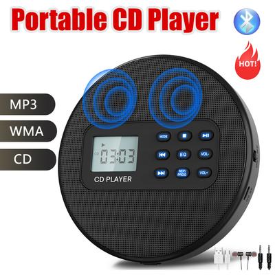 Taşınabilir CD Çalar MP3 Müzik CD Müzik Çalar Öğrenci Cihazı Çift Hoparlörlü Walkman Tekrar Çalma U Disk Çalma