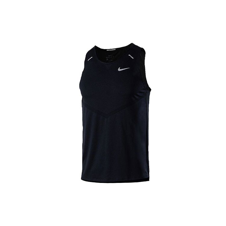 Nike Men s Dri-FIT Rise 365 Running Vest Black CZ9180-010 S