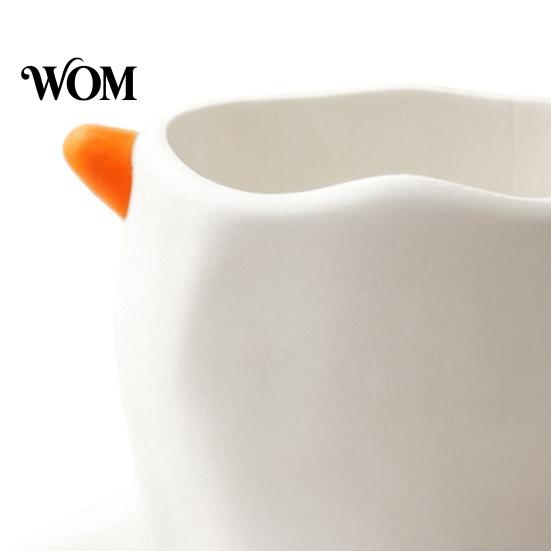 Playful Desktop Decor Upside Down Duck Pen Holder, 3D Printed Desk Organizer, Funny Holder Stationery Storage for Office School, Creative Gift