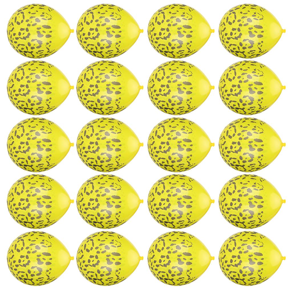20Pcs Animal Pattern Balloons Round Latex Balloons Decoration for Birthday/Party