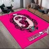 Ula Cartoon Flannel Printed Carpet, Home Sofa Decoration for Living Room & Bedroom, Non‑Slip Play Flannel Floor Mat for Game Room