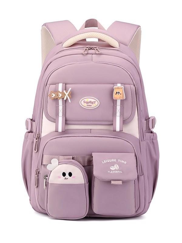 2026 New Large Capacity Elementary School Backpack Casual School Bag for Boys And Girls Middle High School Students