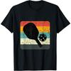 Retro Pickleball Silhouette Vintage Pickleball Cotton Men T Shirt