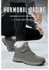 Men's Plus Size Winter Snow Boots: Plush Warm Martin Style