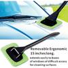 8 szt. Narzędzie do czyszczenia szyby samochodowej, Środek do czyszczenia szyby z 5 małymi ściereczkami z mikrofibry, które można prać/ponownie używać, Narzędzie do czyszczenia okien, Do samochodu