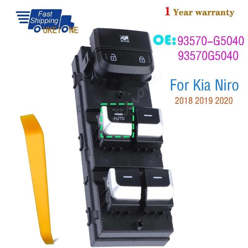 

93570-G5040 For Kia Niro 2018 Front Left Master Driver Side Electric Power Lifter Window Switch Button Car Accessories