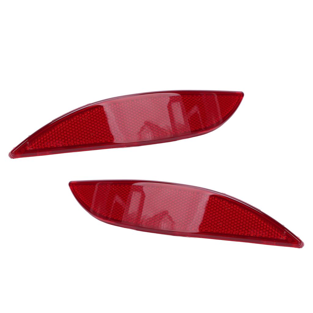 Rear Bumper Reflector Lens Promote Driving Safety Red Back Bumper Trim Reflector for MEGANE MK3 2008