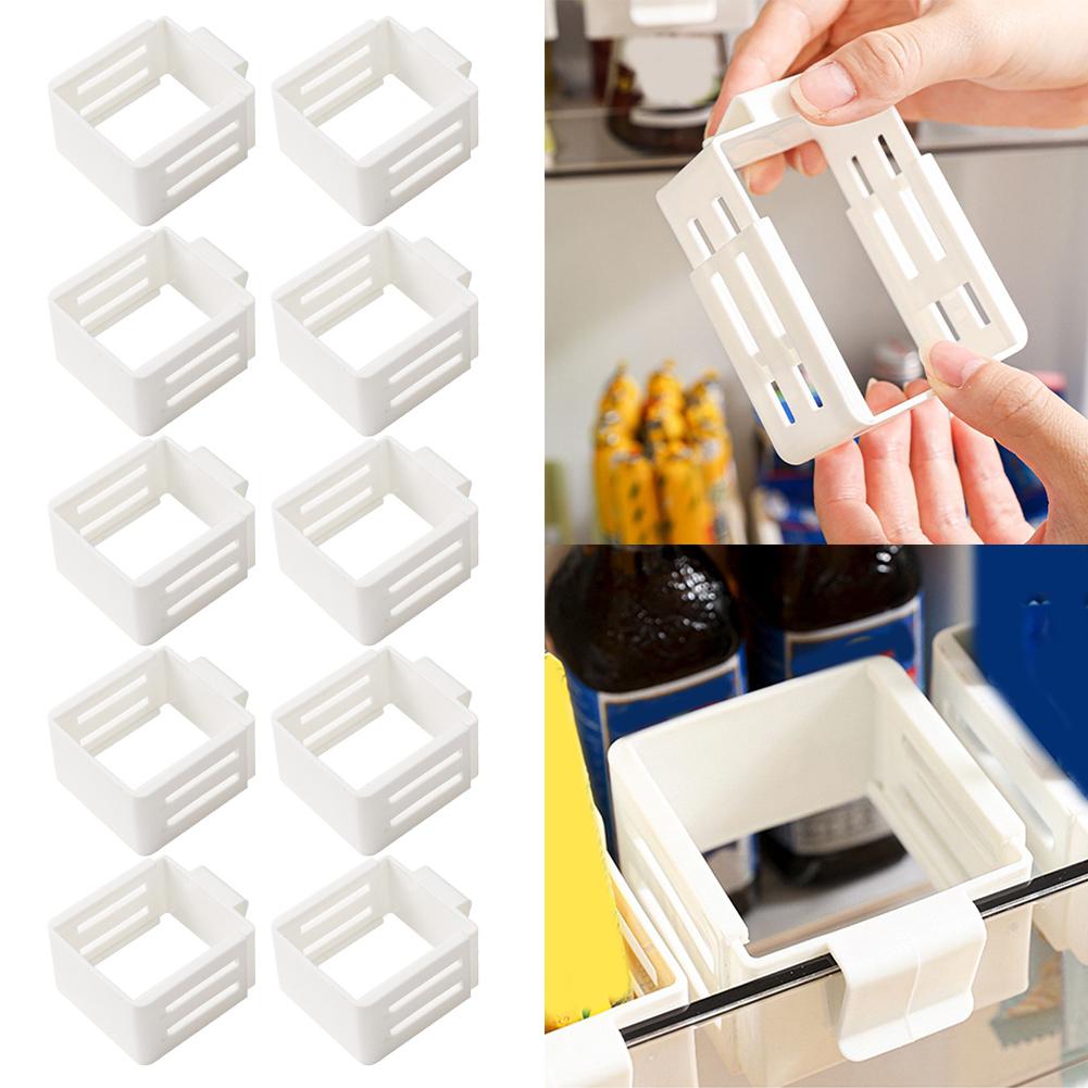 10 Pcs Retractable Drawer Organizer for Refrigerator For Fridge Storage Rack Multi Purpose and Easy Installation China Mainland