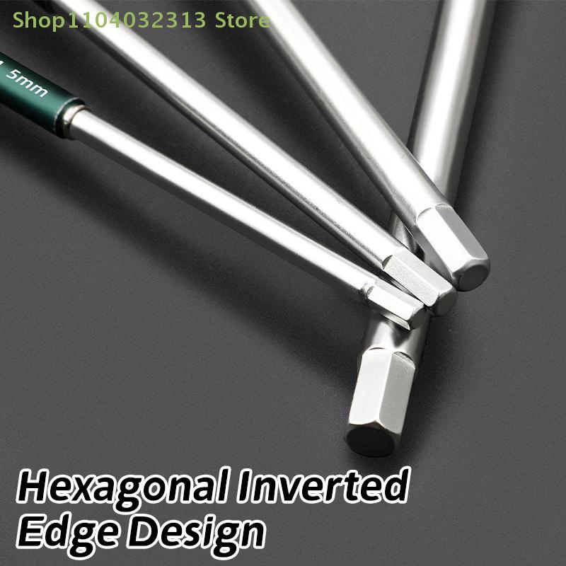T/L 2/2.5/3/4/5/6/8/10mm Torx Screwdriver Type Allen Hex Wrench Chrome T-shaped Hand Tool Extended T-Socket Bicycle repair tool
