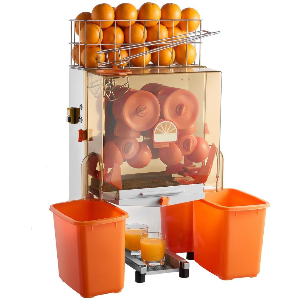 Commercial Orange Juicer Machine, 120W Electric Orange Juice Press, Stainless Steel Orange Squeezer for 20 per Minute, Lemon Citrus Pomegranates