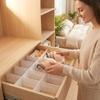 4/8/Pieces Adjustable Drawer Divider Partition Durable Storage Cosmetic Socks Underwear Drawer Clothes Organizer Cabinets