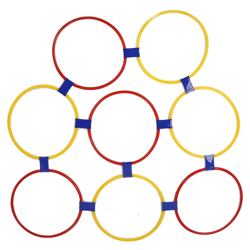 10PCS Kids Exercise Hoops Jumping Hopscotch Game Rings for Sensory Training Physical Fitness
