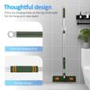 170CM Window Cleaning Tool Glass Squeegee with 4 Microfiber Pad Head Rotatable Shower Floor Cleaner Mop Household Cleaning Brush