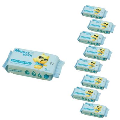 Taschenfeuchttücher 8 Stück x 8