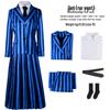 Addams Family Wednesday School Uniform Cosplay Halloween Costume