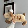 Baguette Dog Doll Cute Plush Puppy Chef Dog Dog Doll Soft Sleeping with Long Throw Pillow Cure