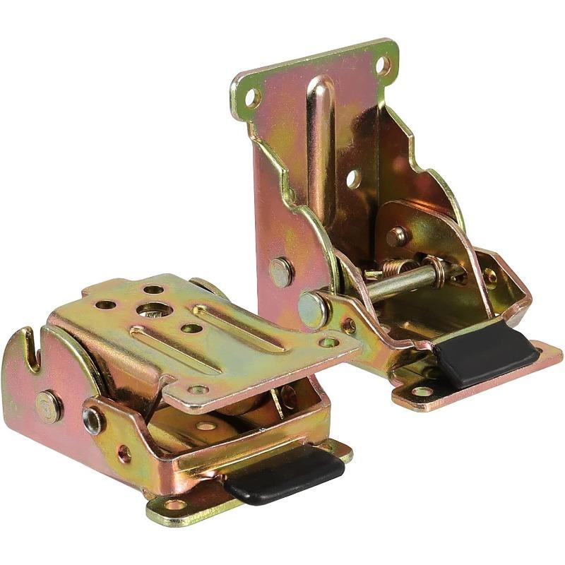 Foldable Hinges Bracket Self-Lock Extension Folding Hinge with Screw Furniture Cabinet Table Repair Support Holder Home Hardware