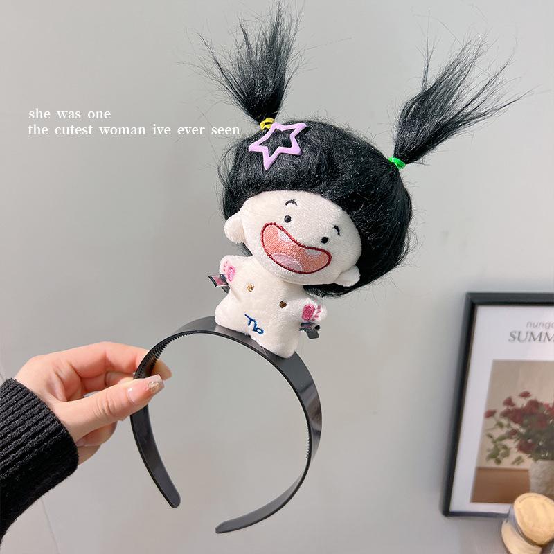 Plush Doll Headband Constellation Doll Hairband Cute Hairhoops Cosplay Headwear Hair Accessories