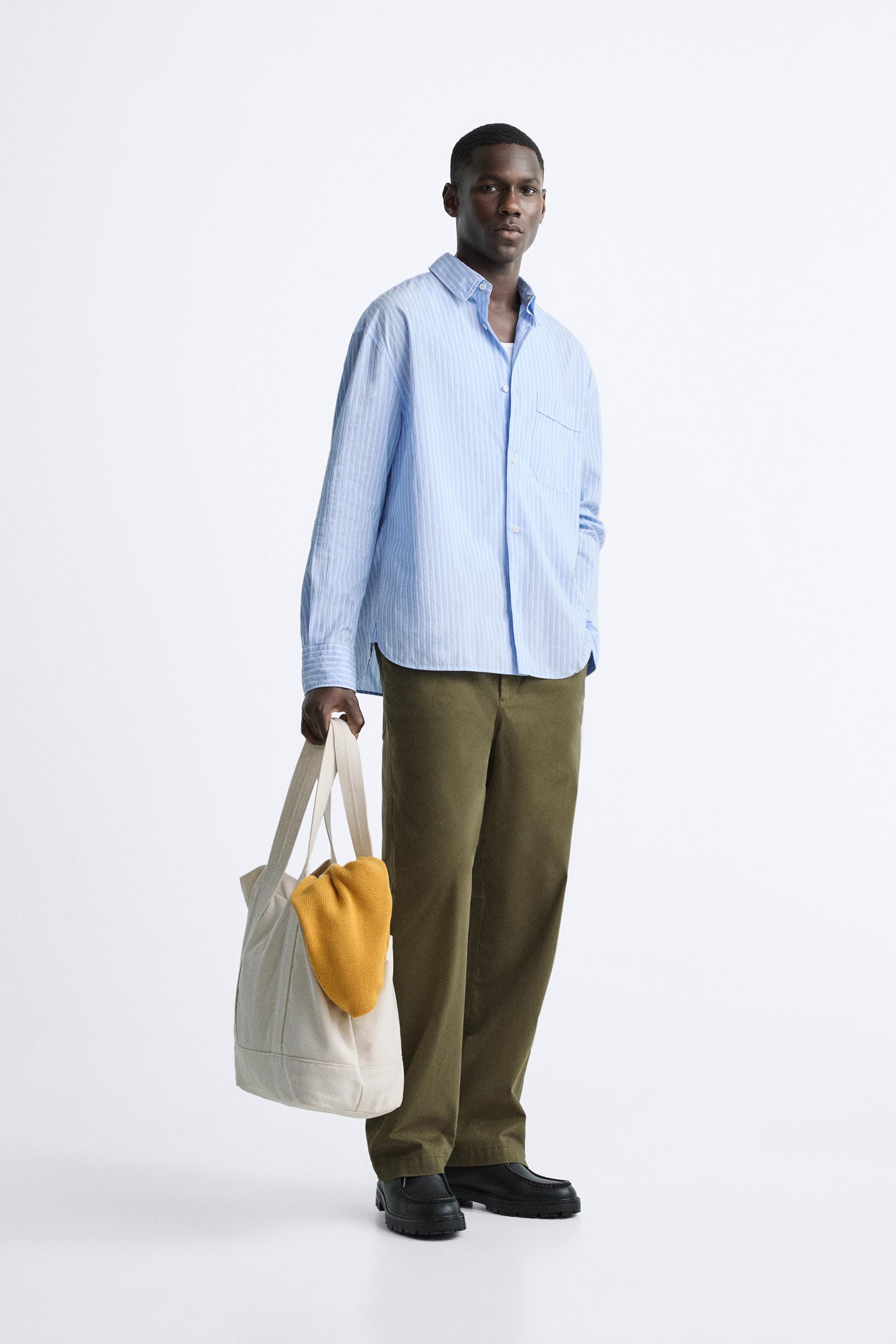 

РУБАШКА ИЗ ХЛОПКА В ПОЛОСКУ