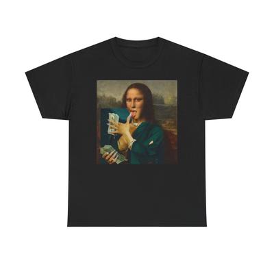 Mona Lisa Lustiges Hip Hop Grafik T-Shirt BRAND NEU S-5XL