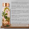 Copper Water Bottle 450ml, Durable & Rust Proof Tamba Bottle for Drinking, Anti-Oxidant Material, Perfect Stylish Office Carrying Bottles