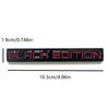 Metal Black Edition 3D Car Body Badge Limited Edition Sticker Trunk Fender Emblem Decal Accessorie For Car Motorcycle Bike
