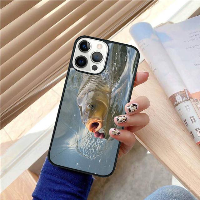 CARP FISHING Soft TPU Coque Shell For iPhone 17 Air 15 16 14 13 12 Pro Max 11 Pro Max Plus Phone Case Cover