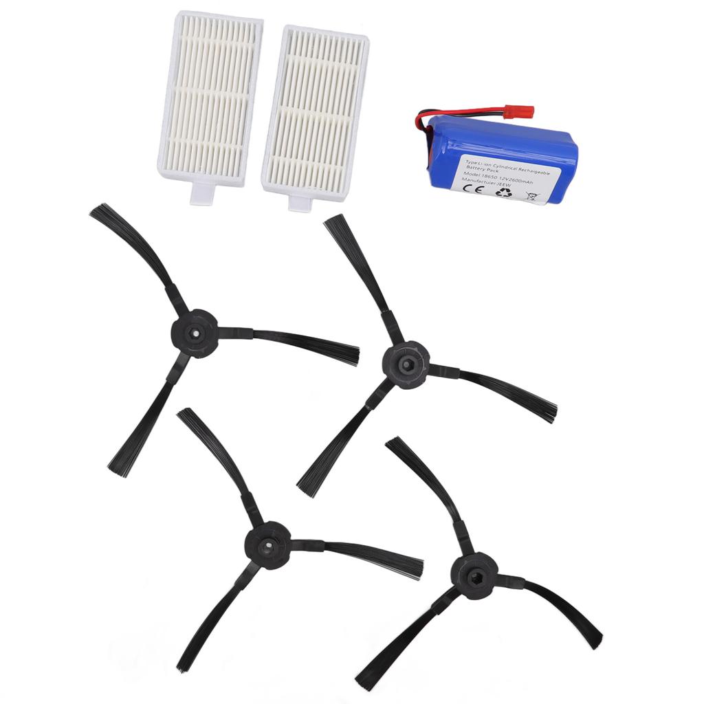 18650 2600mAh Lithium Ion Battery with Side Brush Filter for ILIFE for CEN250 Vacuum Cleaner