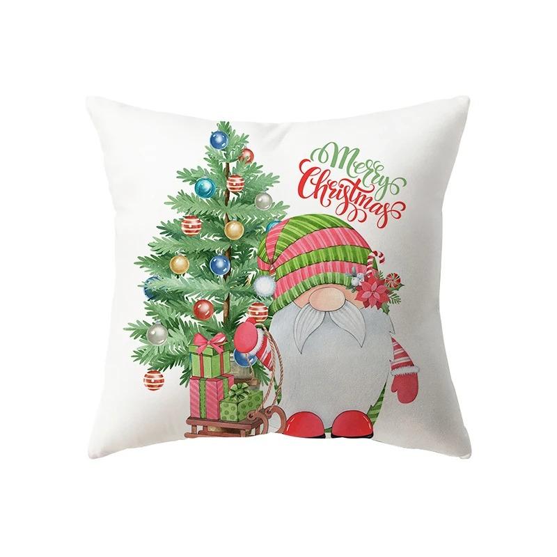 

Наволочки с рождественской тематикой Аксессуары для автомобиля Офис Санта-Клаус Гостиная Диван Домашние наволочки 40x40cm