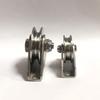 Guide Pulley Wheel Assembly with Two-Hole Mount for Window Roller Repair Door Track Hardware and Guided Motion Support
