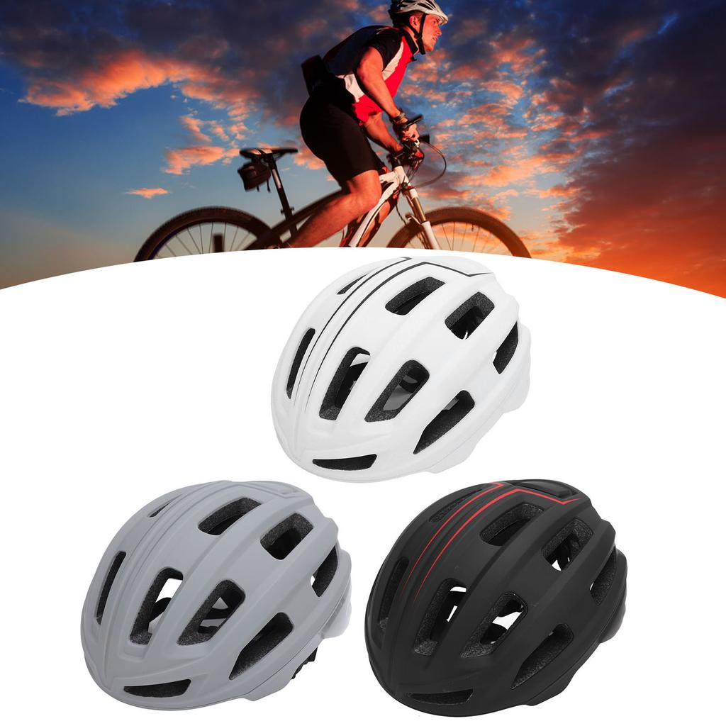 Bike Helmet for Adults Men Women PC Adjustable Breathable Lightweight Cycling Helmet for Mountain Road Bikes Cycling Helmet