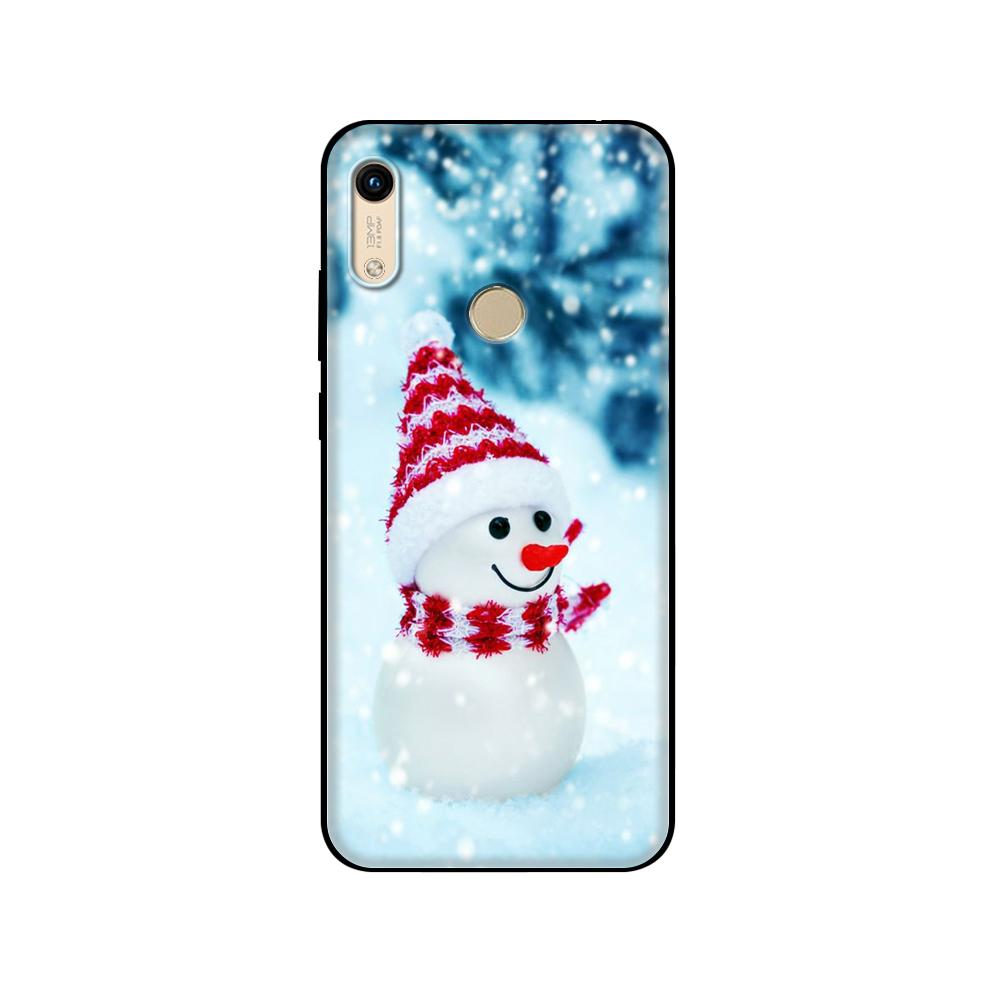 

Черный чехол из ТПУ для Huawei Honor 8a Prime 8s Prime 9 Lite honor 9A 9C 9X Premium 9x Pro 9S чехол с милым рождественским принтом honor 9S