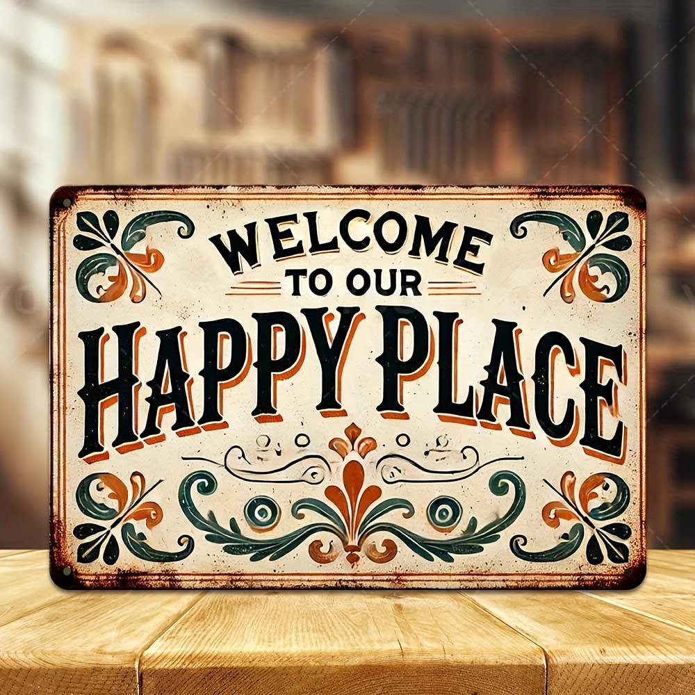 

D Flat pc Vintage Metal Tin Sign Funny Farm Warning Decoration with Highly Trained Chickens Rustic Red Black Retro De 20x30cm（7.8x11.8inch）