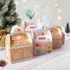 Portable Christmas Graffiti Candy Gift Box - Colorful Folding Paper for Parties