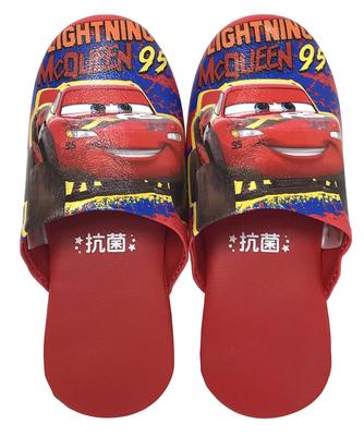 Cars Easy To Walk In Stylish Sizes Room Indoor Great for Guests [Disney] Cute, Comfortable, [Nippon Slippers] [Character] Red, 18cm-20cm, 283278,