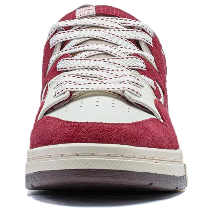Li Ning Wave PRO CNY Comfortable Slip Resistant Abrasion Resistant Skateboard Shoes Men's Red AECU001-2