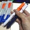 1pc Water Spray Spoof Ballpoint Pen Novel Spoof Water Spray Function Signature Pen Campus Prank Water Spray Can Write Pen Toy