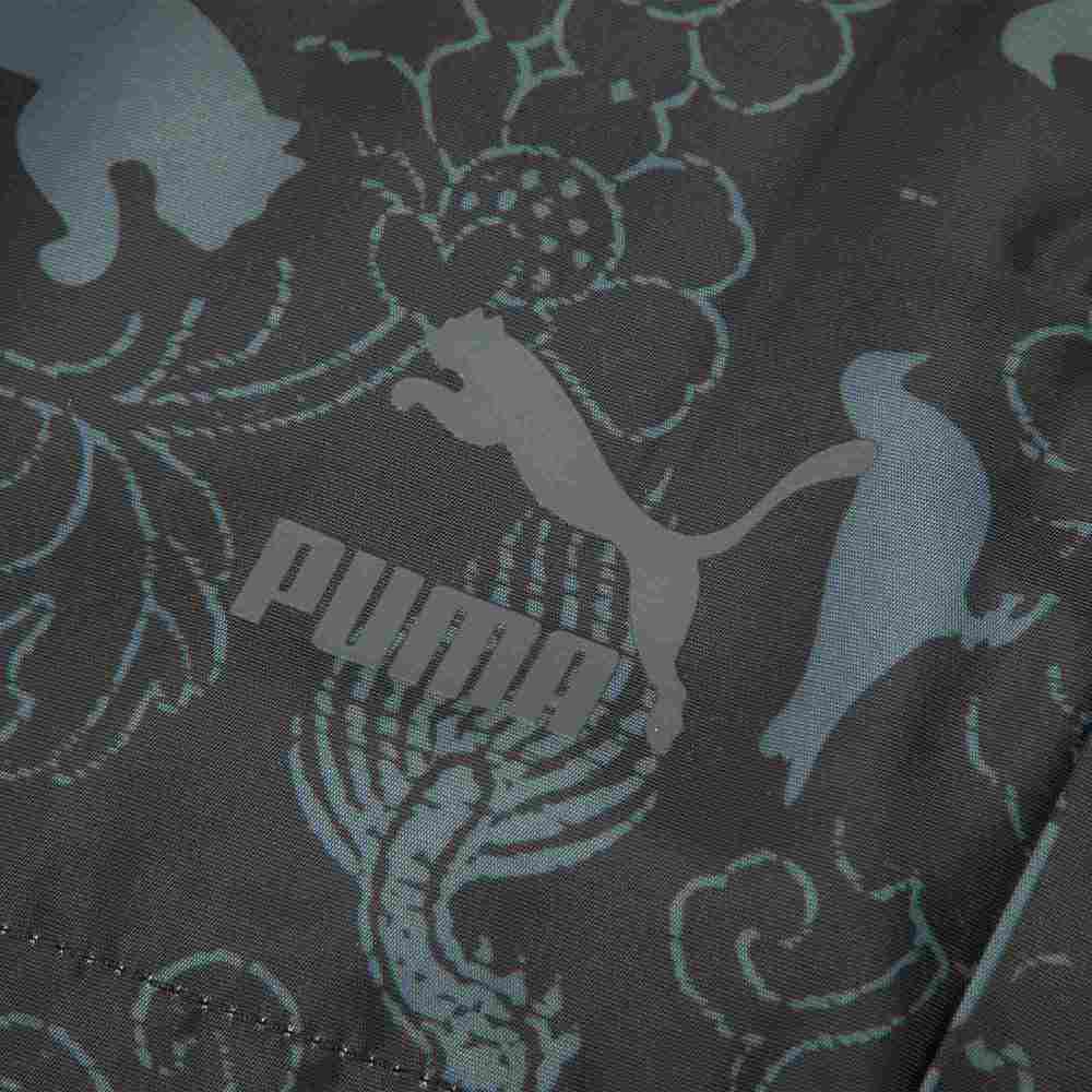 Puma X Staple Collaboration SS23 Printed Lace-Up Woven Casual Pants Unisex Pants Black 620651-01