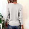 2026 Women's European-American Autumn/Winter Fashion: Elegant Solid Color Western Jacket T-shirt