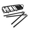 Rear Bike Rack Cargo Rack 154lb Load Aluminium Alloy Touring Carrier for V Brake Disc Brake MTB Road Bikes Folding Bikes