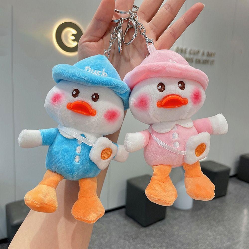 

Animals Duck Bag Pendant Stuffed Plush Duck Doll Pendant Fashion School Bag Pendant
