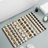 Entrance Door Mat For Easy Cleaning With Water-Absorbing Texture Bathroom Rug For The Bathroom BOHO Style Home Decoration