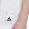 Adidas Color Block Logo Embroidered Round Neck Loose Short Sleeve T-Shirt Unisex T-Shirts White Light-Gray IT6401